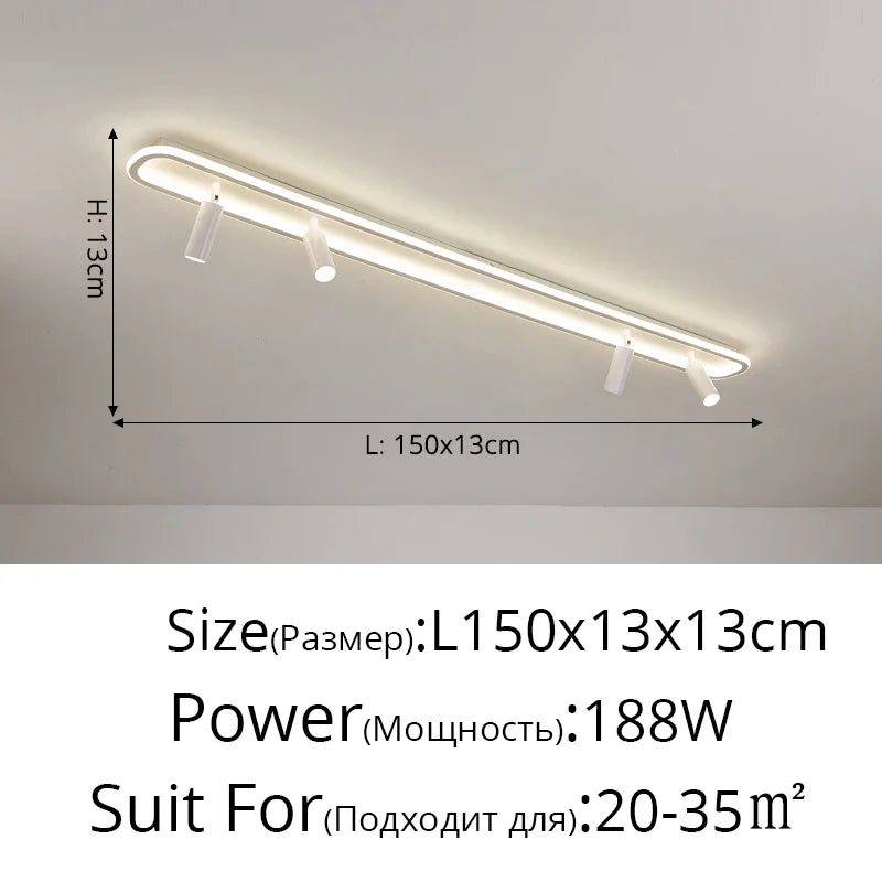 Plafonnier LED Acrylique - Éclat Moderne Design