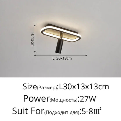 Plafonnier LED Acrylique - Éclat Moderne Design