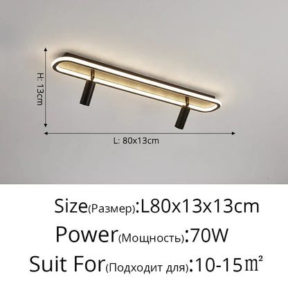 Plafonnier LED Acrylique - Éclat Moderne Design