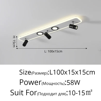 Plafonnier LED Acrylique - Éclat Moderne Design
