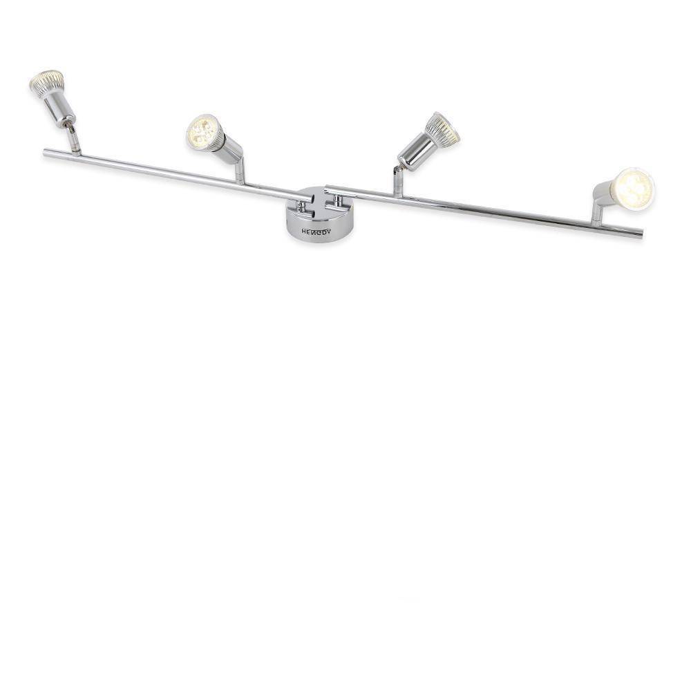 Plafonnier LED Chromé Élégant - Moderno