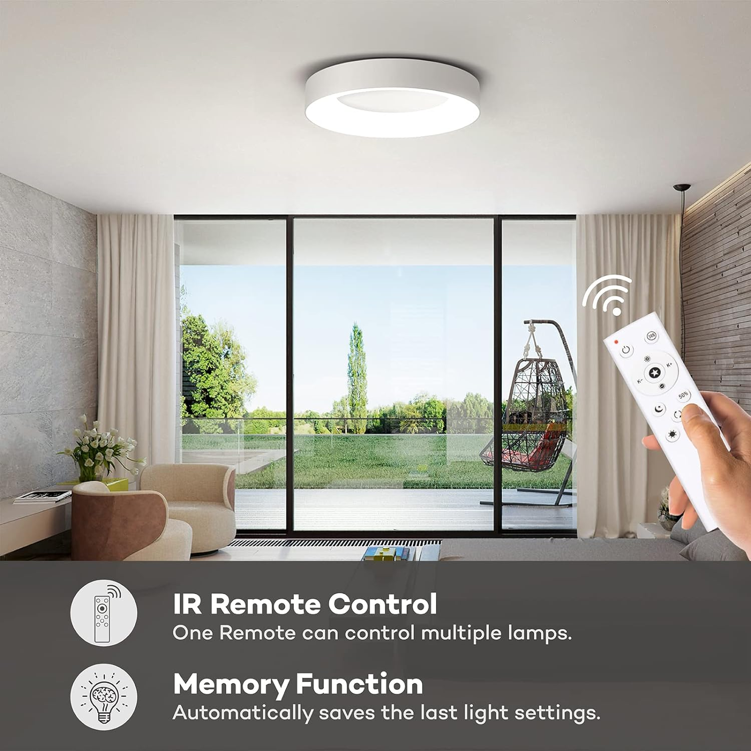 Plafonnier LED Créatif - Lumina
