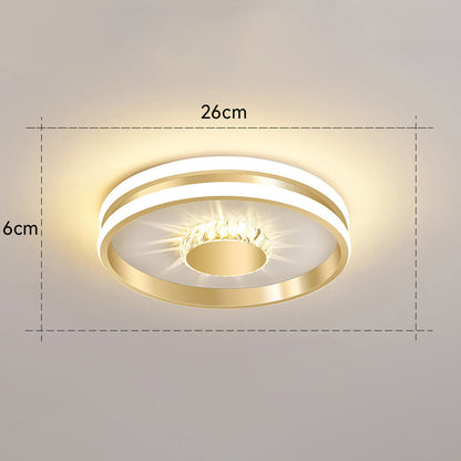 Plafonnier LED Cristal Éclat pour Salon