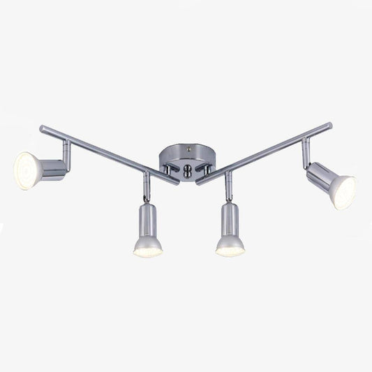 Plafonnier LED Design Ajustable - Éclat Chromé