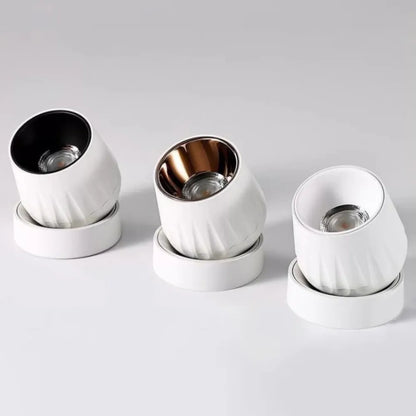 Plafonnier LED Design Arrondi - Éclairage Dimmable pour Salon et Cuisine