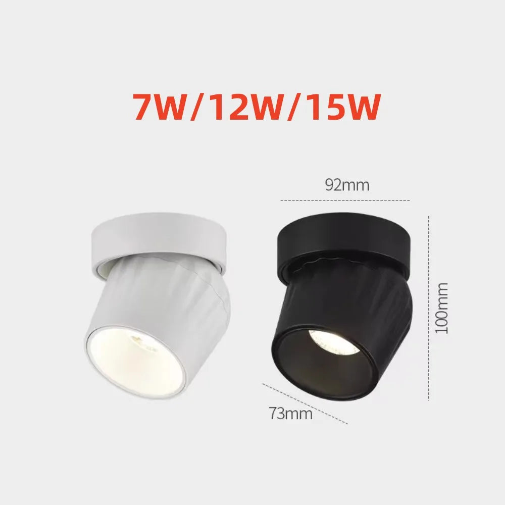 Plafonnier LED Design Arrondi - Éclairage Dimmable pour Salon et Cuisine