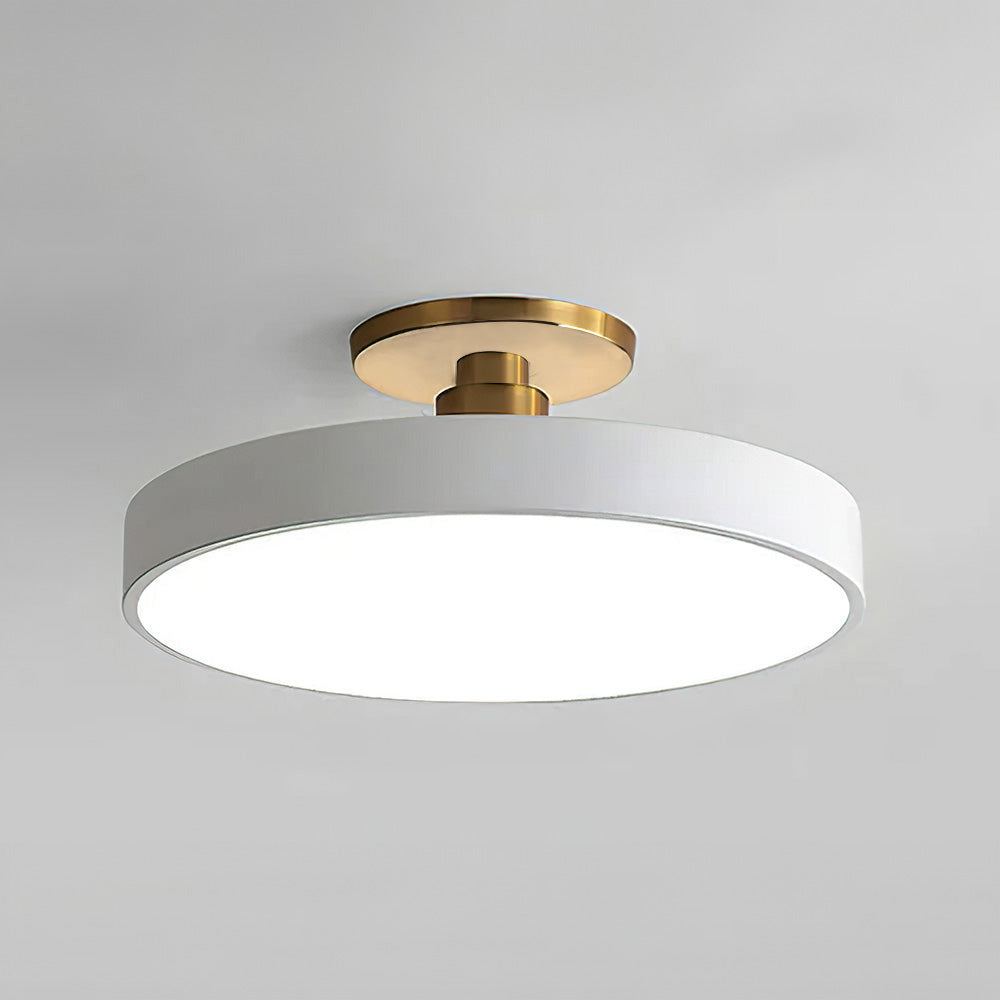 Plafonnier LED Design Circulaire - Lumière Éclatante