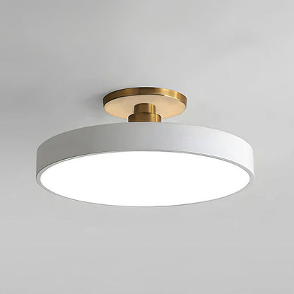Plafonnier LED Design Circulaire - Lumière Éclatante