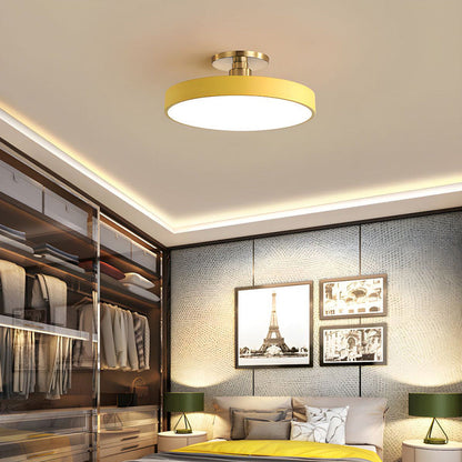 Plafonnier LED Design Circulaire - Lumière Éclatante