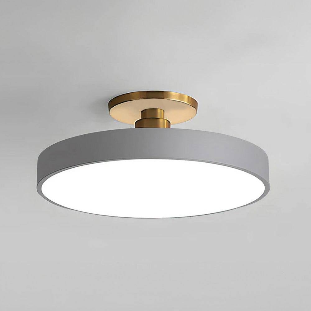 Plafonnier LED Design Circulaire - Lumière Éclatante