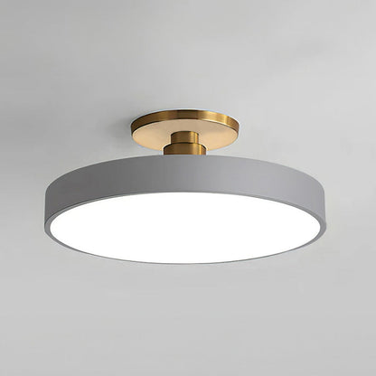 Plafonnier LED Design Circulaire - Lumière Éclatante