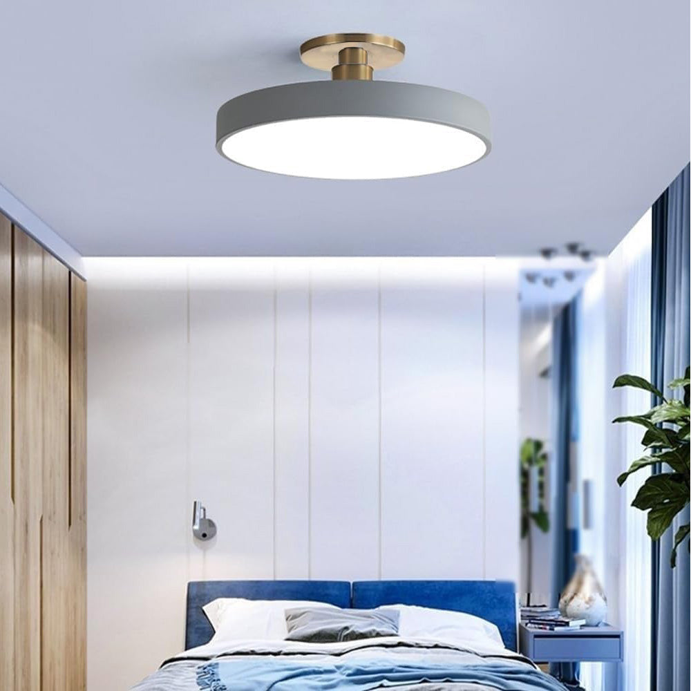 Plafonnier LED Design Circulaire - Lumière Éclatante