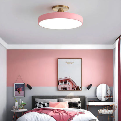 Plafonnier LED Design Circulaire - Lumière Éclatante