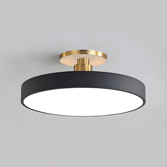 Plafonnier LED Design Circulaire - Lumière Éclatante