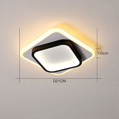 Plafonnier LED Design Éclat Doré - Élégance Moderne
