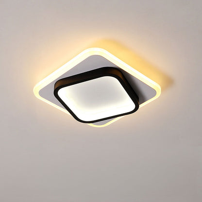 Plafonnier LED Design Éclat Doré - Élégance Moderne