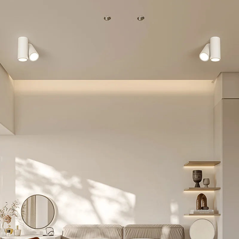 Plafonnier LED Design Éclat Noir