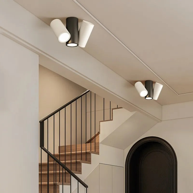 Plafonnier LED Design Éclat Noir