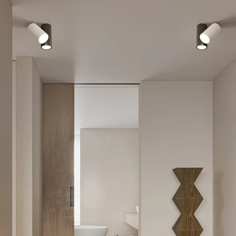 Plafonnier LED Design Éclat Noir