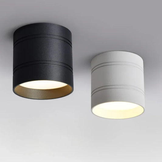 Plafonnier LED Dimmable - Cylindre Élégant Design Moderne