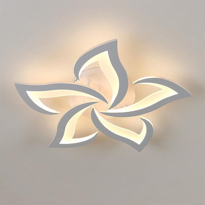 Plafonnier LED Éclat Floral - Design Contemporain pour Salon