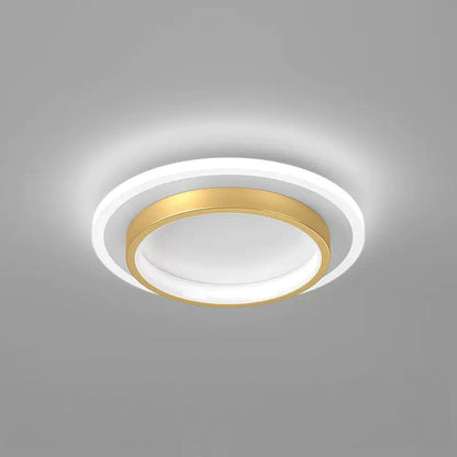 Plafonnier LED Élégance Métallique - Design Contemporain pour Salon