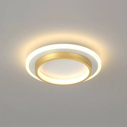 Plafonnier LED Élégance Métallique - Design Contemporain pour Salon
