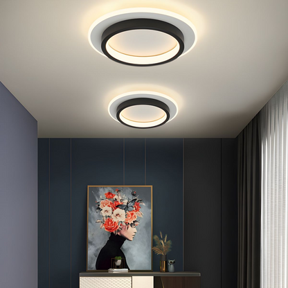Plafonnier LED Élégance Métallique - Design Contemporain pour Salon