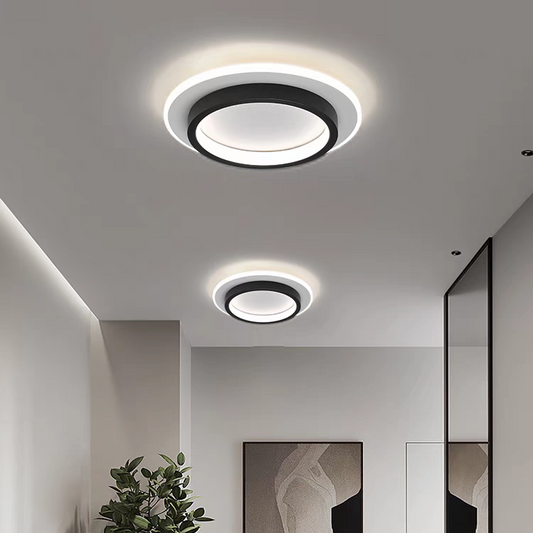 Plafonnier LED Élégance Métallique - Design Contemporain pour Salon