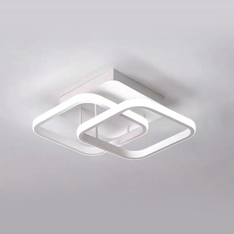 Plafonnier LED Élégance Métallique - Lumière Moderne