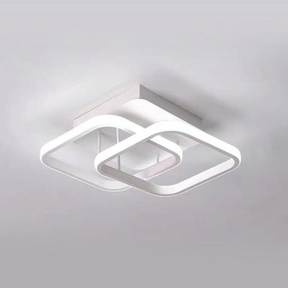 Plafonnier LED Élégance Métallique - Lumière Moderne
