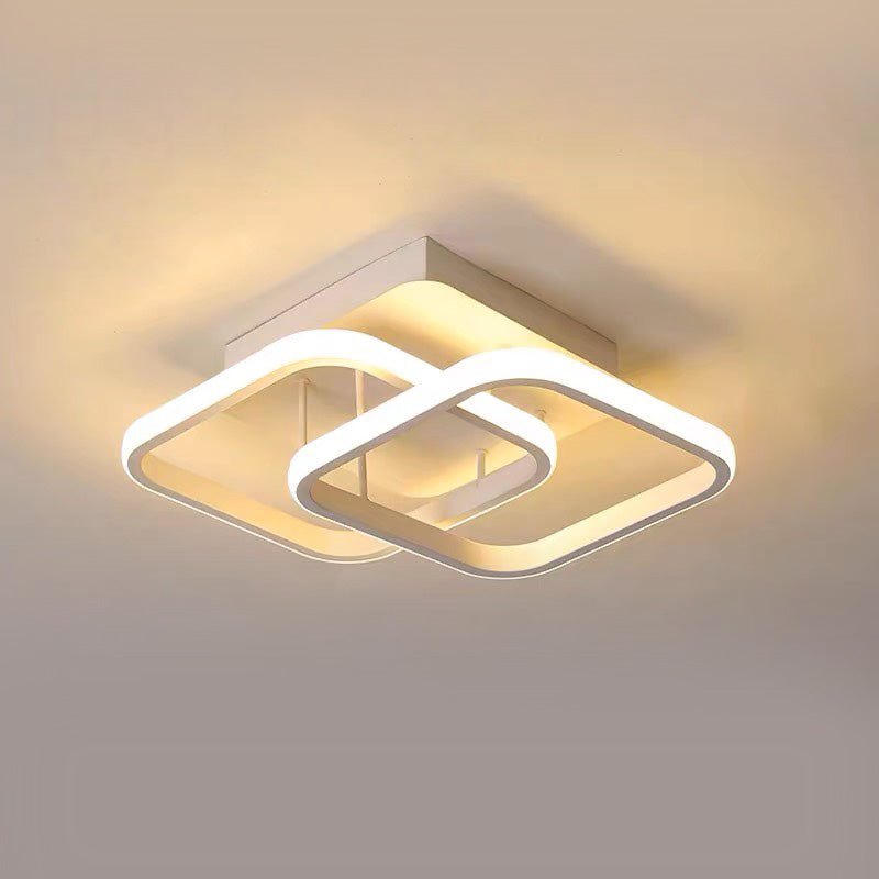 Plafonnier LED Élégance Métallique - Lumière Moderne
