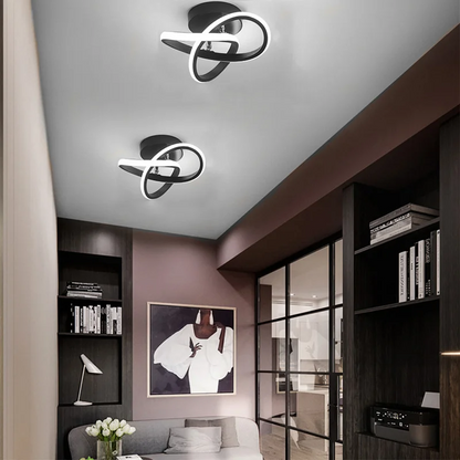 Plafonnier LED Élégance Métallique - Lumière Moderne