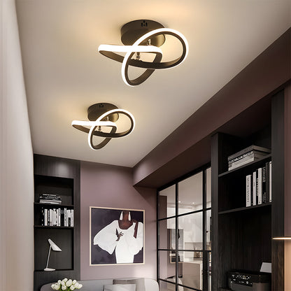 Plafonnier LED Élégance Métallique - Lumière Moderne