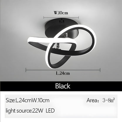 Plafonnier LED Élégance Métallique - Lumière Moderne