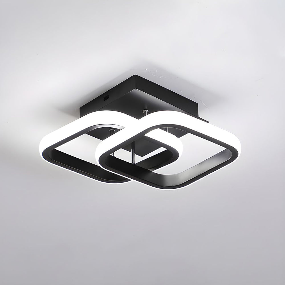 Plafonnier LED Élégance Métallique - Lumière Moderne