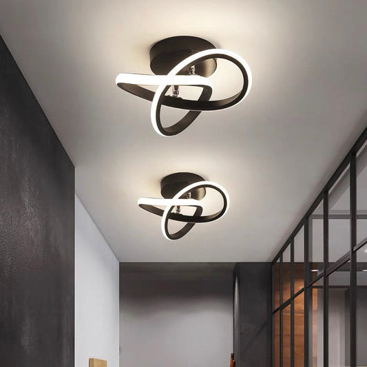Plafonnier LED Élégance Métallique - Lumière Moderne