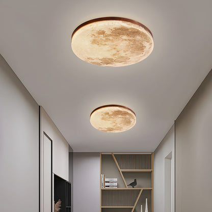 Plafonnier LED Lune Élégante - Design Minimaliste pour Salon et Chambre
