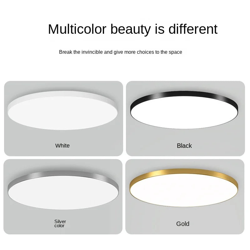 Plafonnier LED Minimaliste - Éclat Serein