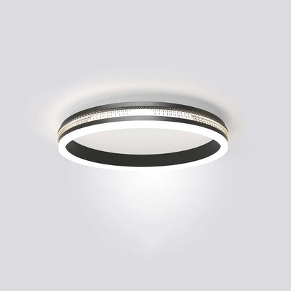 Plafonnier LED Noir Carré ou Rond