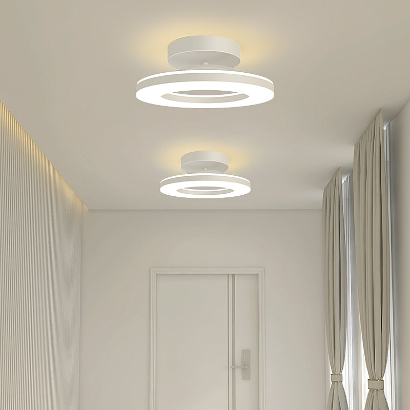 Plafonnier LED Rond Acrylique - Éclat Moderne