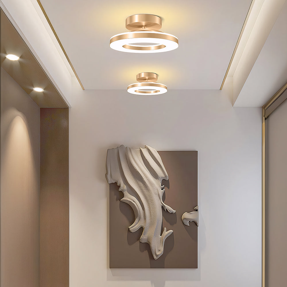 Plafonnier LED Rond Acrylique - Éclat Moderne