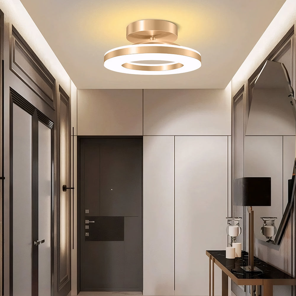 Plafonnier LED Rond Acrylique - Éclat Moderne