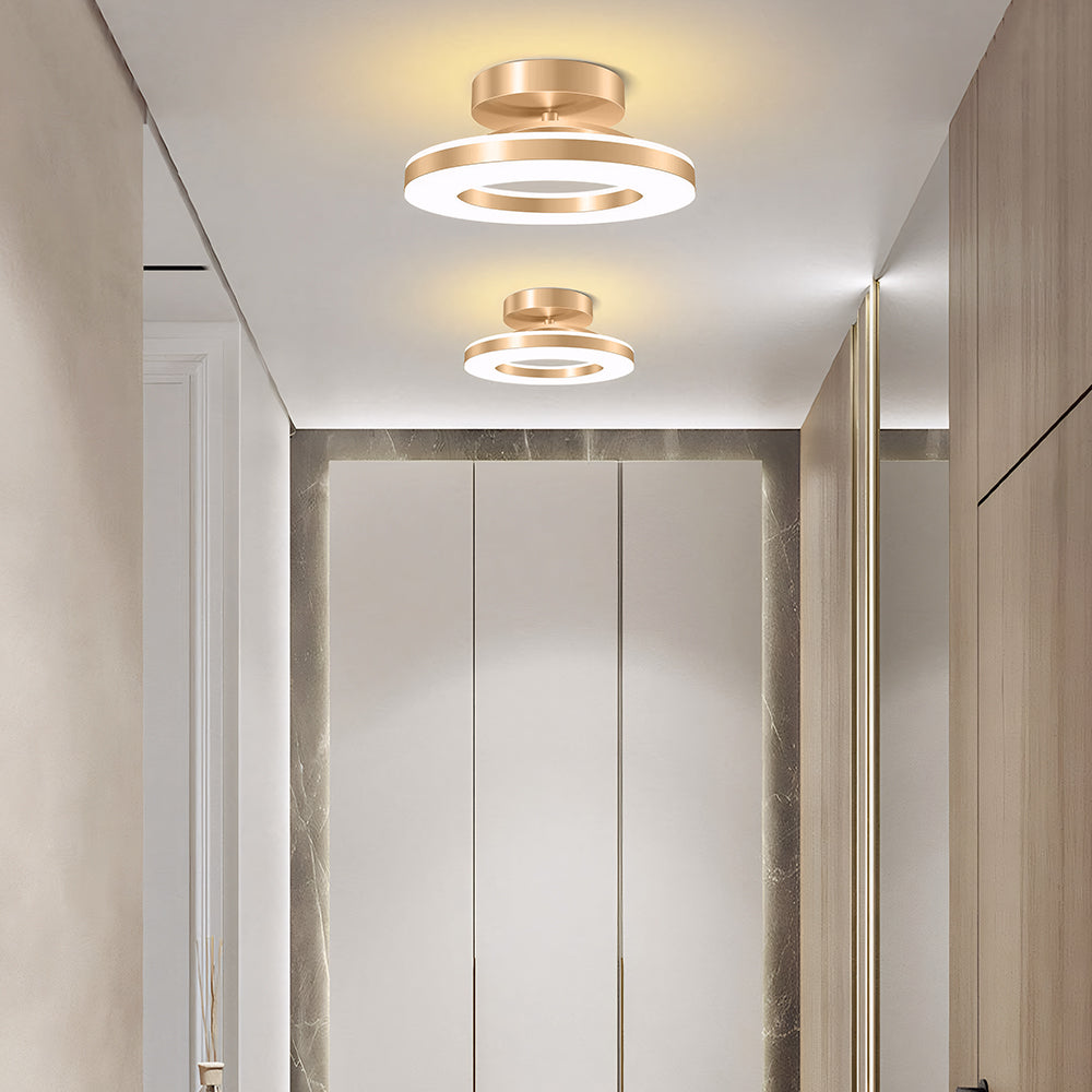Plafonnier LED Rond Acrylique - Éclat Moderne