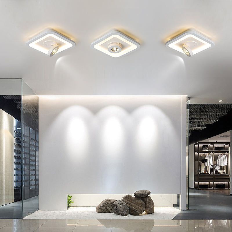 Plafonnier LED Wrenn - Design Moderne avec Spot Réglable