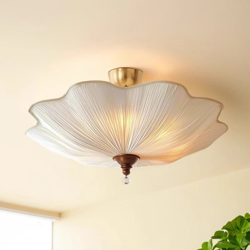 Plafonnier Lotus en Tissu