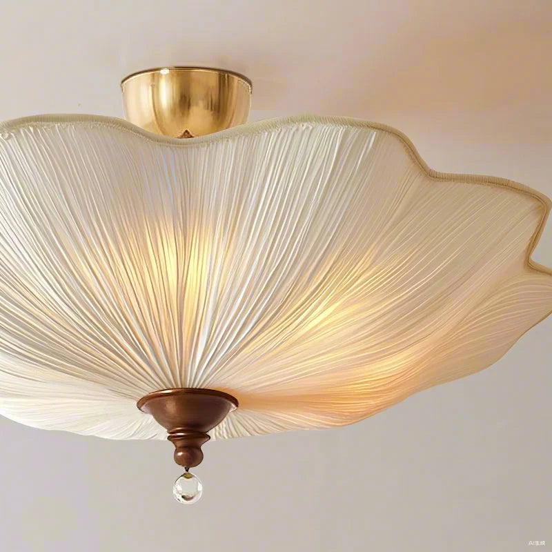 Plafonnier Lotus en Tissu