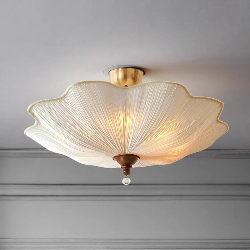 Plafonnier Lotus en Tissu