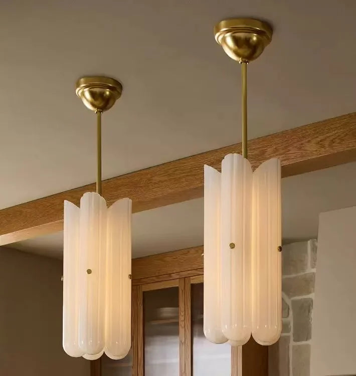 Suspension pour Bar de Cuisine Blanc Crème - FLOWY