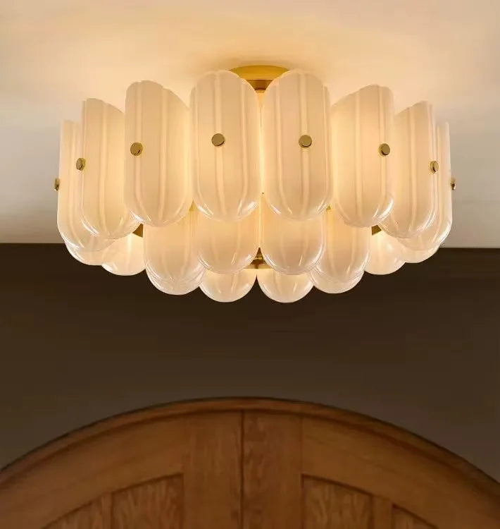 Suspension pour Bar de Cuisine Blanc Crème - FLOWY